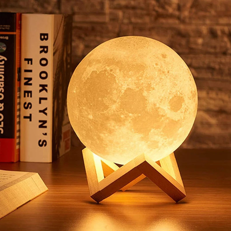 🌙 LunaGlow — The Moon Lamp