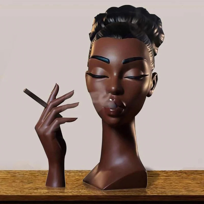 Whisper Smok — Smoking Head Incense Burner 🚬