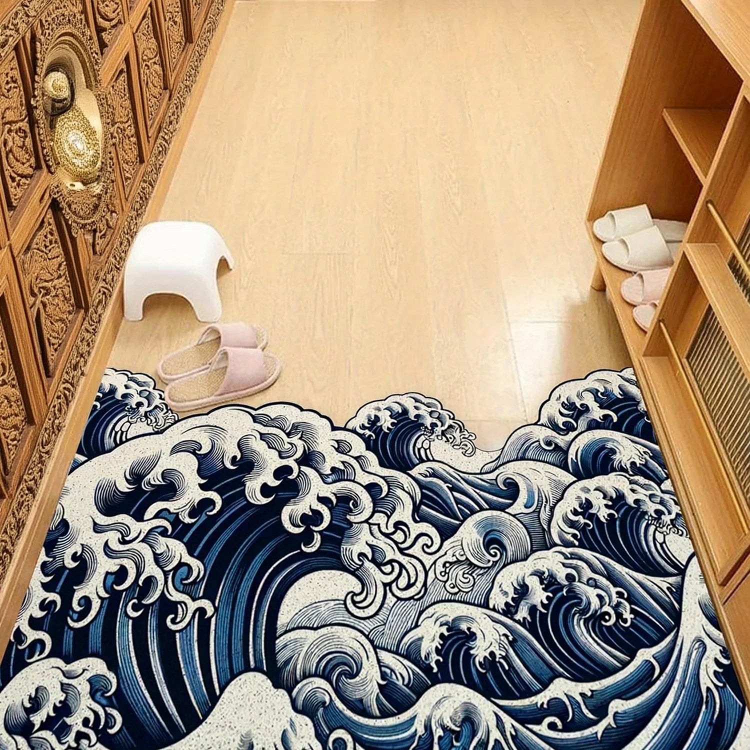 Ocean wave carpet  🌊