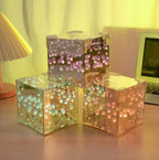 Eternal Tulip Mirror Cube Lamp 🌷