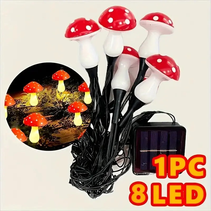 GlowShroom – Solar Magic Mushroom Lights 🌙🍄