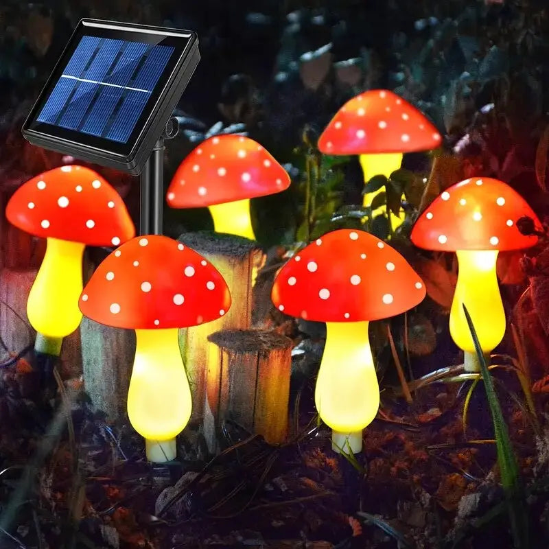 GlowShroom – Solar Magic Mushroom Lights 🌙🍄