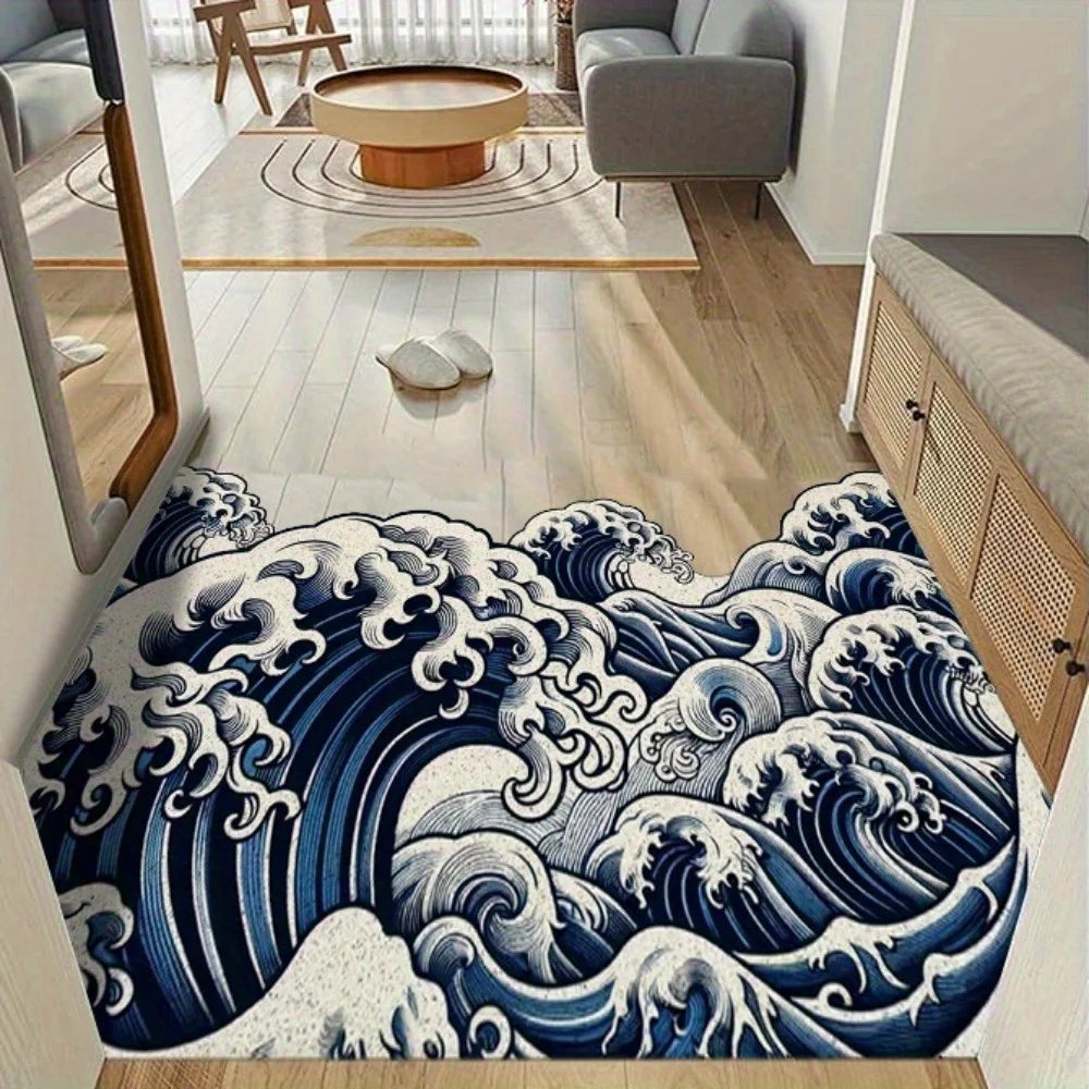 Ocean wave carpet  🌊