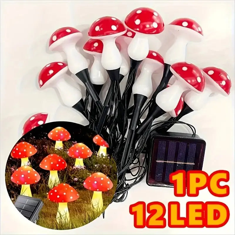 GlowShroom – Solar Magic Mushroom Lights 🌙🍄