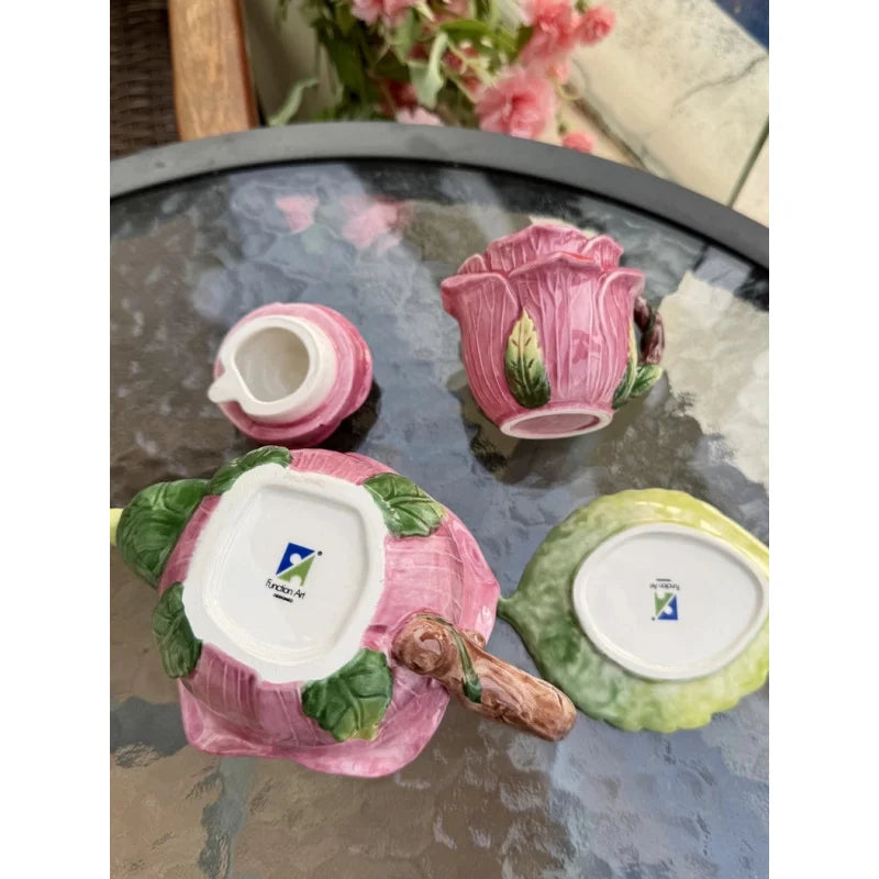 Rose Bloom Tea Set 🌺