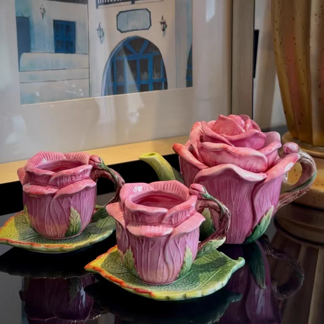 Rose Bloom Tea Set 🌺