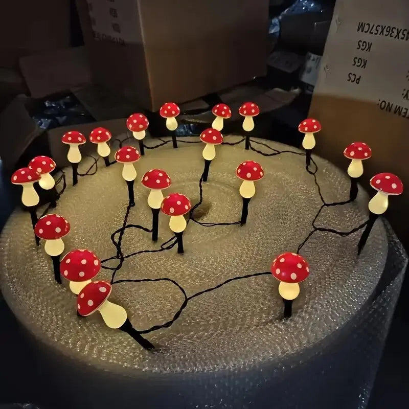 GlowShroom – Solar Magic Mushroom Lights 🌙🍄