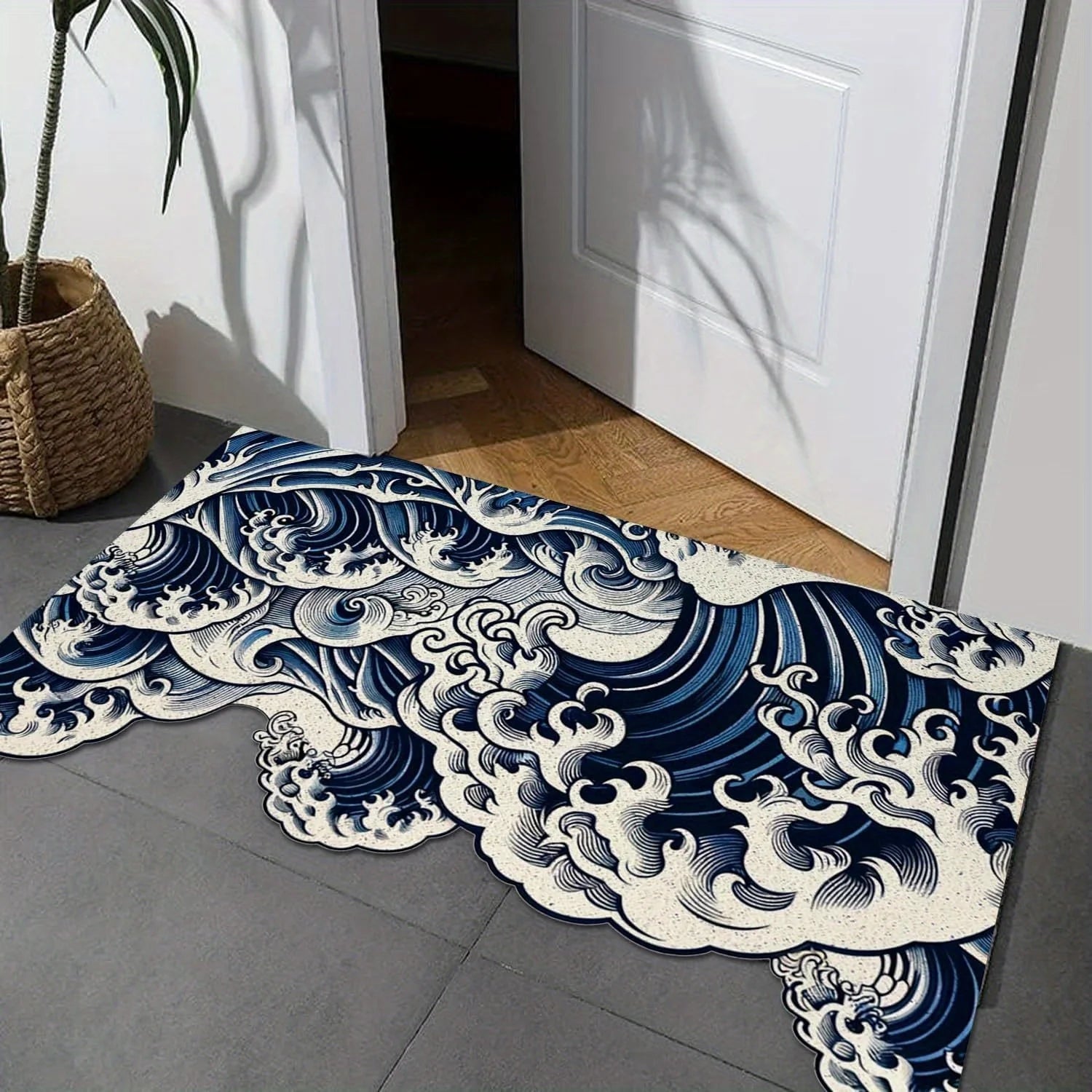 Ocean wave carpet  🌊