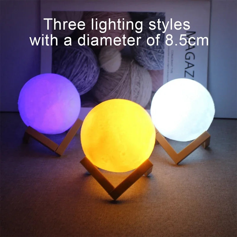 🌙 LunaGlow — The Moon Lamp