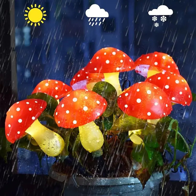 GlowShroom – Solar Magic Mushroom Lights 🌙🍄