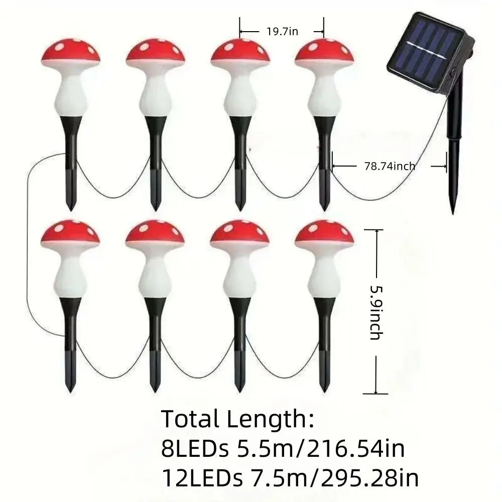 GlowShroom – Solar Magic Mushroom Lights 🌙🍄